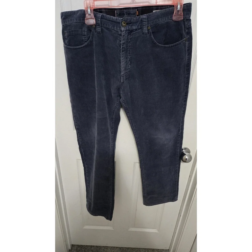Tailor Vintage Connexico Originals Men's Corduroy Pants 36x30 Navy Blue Cotton